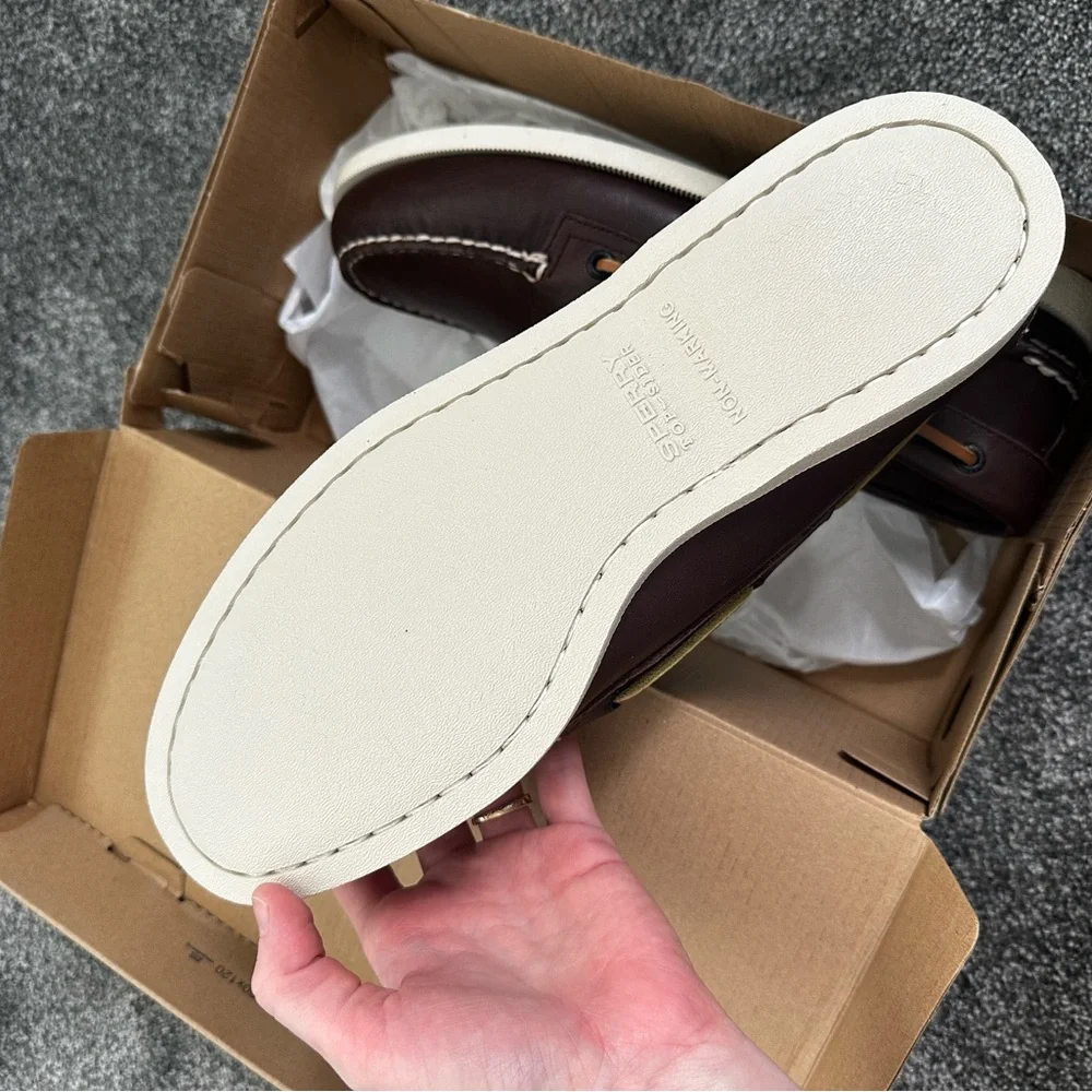 Sperry Brown Leather 2-Eye Boat Shoe - Picture 5 of 6